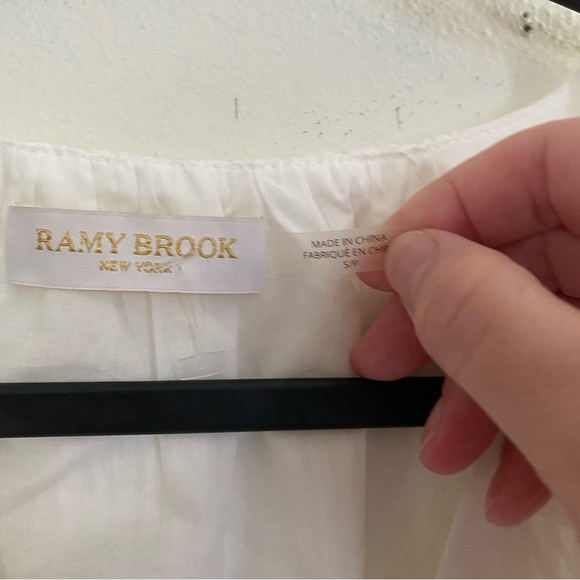 Ramy Brook Bridgette Flutter Sleeve Ruffled V-Neck Dress. Size S - Picture 10 of 15